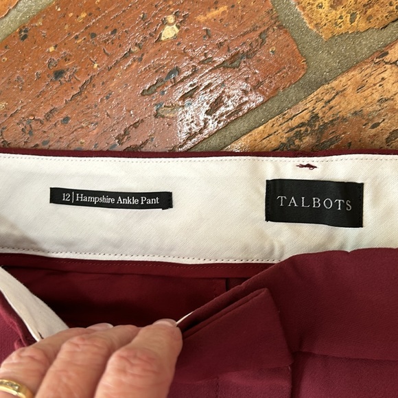 Talbots Hampshire Ankle Pants sz12 - Picture 5 of 12